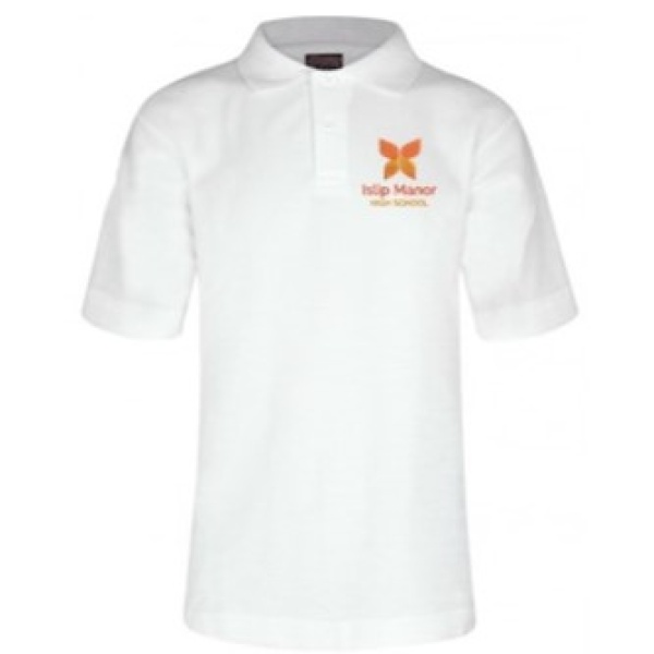 JOHN CHILTON HS POLO SHIRT WITH LOGO, Schools, GREENFORD "SHOP" SCHOOLS, Islip Manor High School
