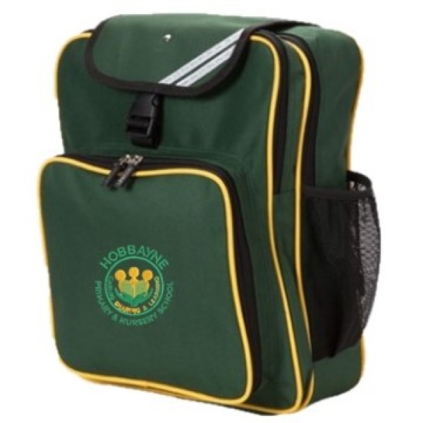 HOBBAYNE BACKPACK WITH LOGO, Hobbayne Primary School