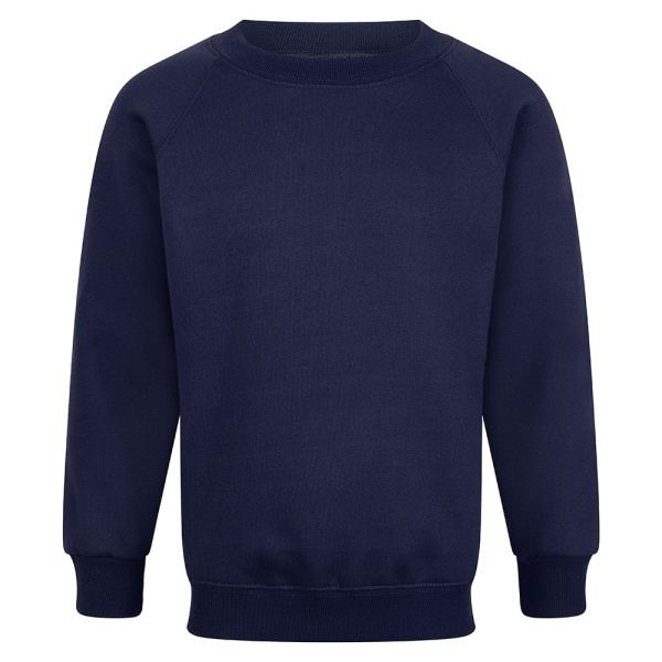 SWEATSHIRT RN (INNOV) - NAVY, Schools, Plain Items, GREENFORD "SHOP" SCHOOLS