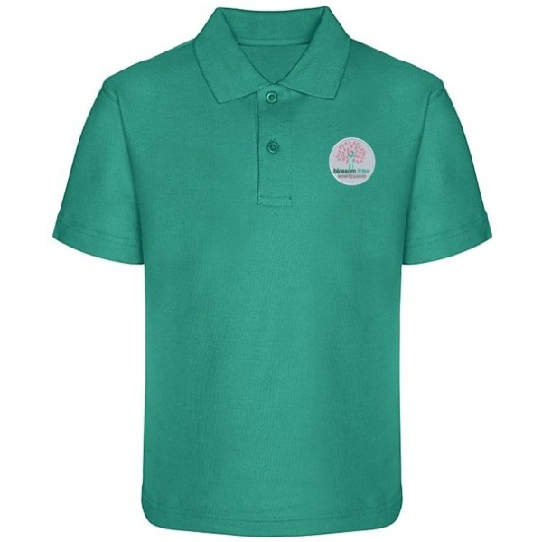 BLOSSOM TREE POLO SHIRT WITH LOGO, Schools, Blossom Tree Montessori