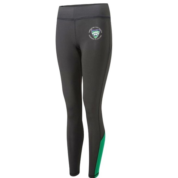 GREENFORD HIGH PE LEGGINGS WITH LOGO, Schools, Greenford High School, GREENFORD "SHOP" SCHOOLS